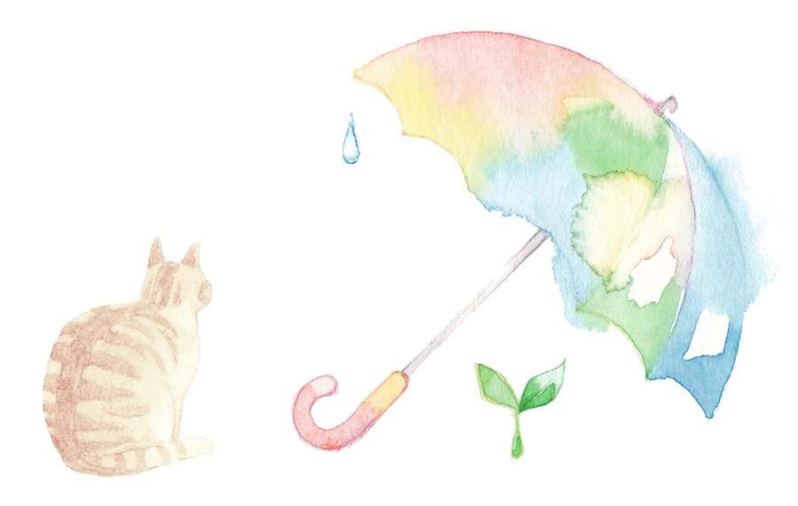 虹のたもと」と「雨降り地区」